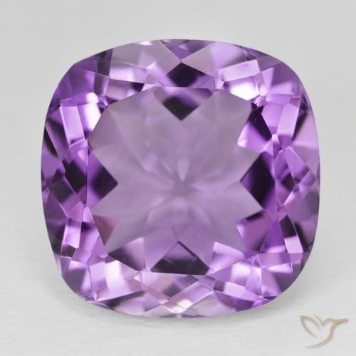 21.46ct طبيعي بنفسجى أرجوانى متوسط جمشت, وسادة, VVS