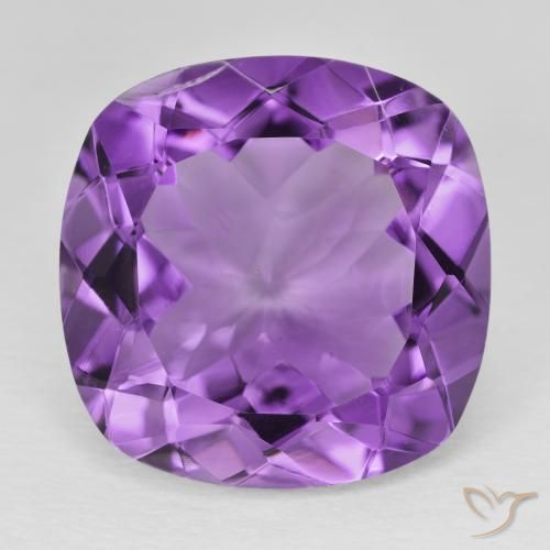 19.52ct طبيعي بنفسجى أرجوانى متوسط جمشت, وسادة, قليلا جدا