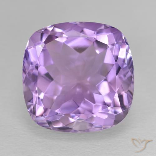 13.81ct طبيعي بنفسجى متوسط جمشت, وسادة, VVS
