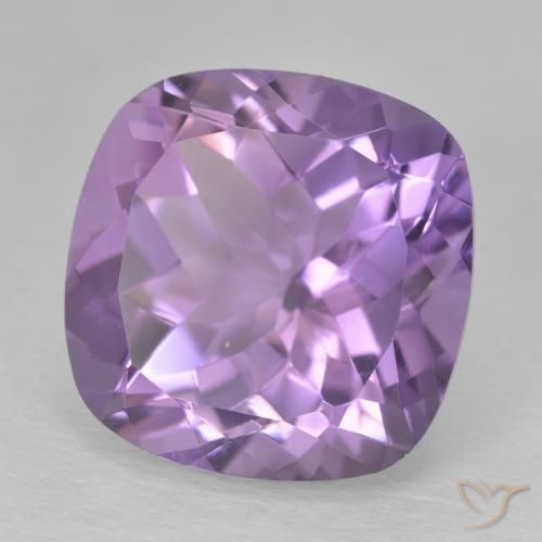 جمشت Medium Light Purplish-Violet طبيعي، وسادة، 12.54 قيراط، VVS-VS
