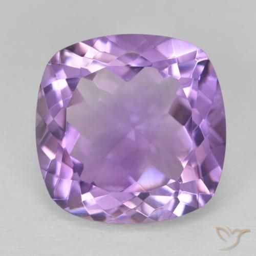 11.79ct طبيعي بنفسجى متوسط جمشت, وسادة, VVS-VS