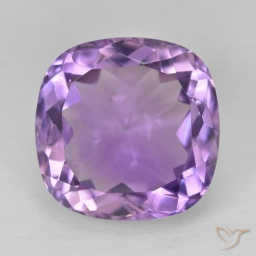 13.19ct طبيعي بنفسجى وردى متوسط جمشت, وسادة, VVS