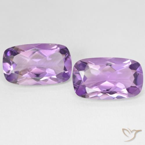 10.79ctw طبيعي Medium Light Purplish-Violet جمشت, وسادة, قليلا جدا