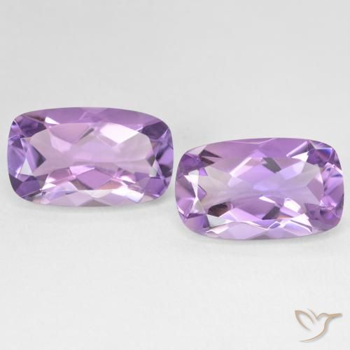 10.83ctw طبيعي Medium Light Purplish-Violet جمشت, وسادة, قليلا جدا