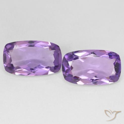 10.04ctw طبيعي Medium Light Purplish-Violet جمشت, وسادة, قليلا جدا
