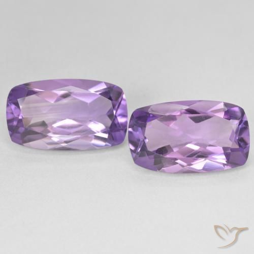 11.30ctw طبيعي Medium Light Purplish-Violet جمشت, وسادة, قليلا جدا