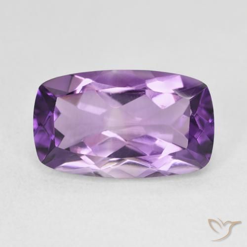 5.73ct طبيعي بنفسجى متوسط-فاتح جمشت, وسادة, VVS