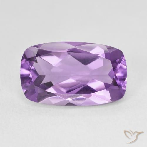 5.66ct طبيعي بنفسجى متوسط-فاتح جمشت, وسادة, VVS