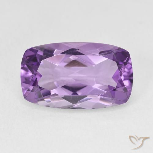 5.85ct طبيعي بنفسجى متوسط-فاتح جمشت, وسادة, VVS