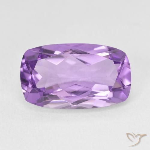 5.68ct طبيعي بنفسجى متوسط جمشت, وسادة, VVS