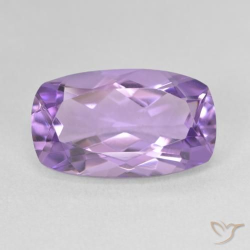5.38ct طبيعي بنفسجى متوسط جمشت, وسادة, VVS-VS