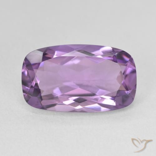 5.54ct طبيعي Medium Light Purplish-Violet جمشت, وسادة, VVS-VS