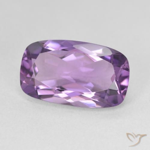 جمشت Medium Light Purplish-Violet طبيعي، وسادة، 5.54 قيراط، VVS-VS