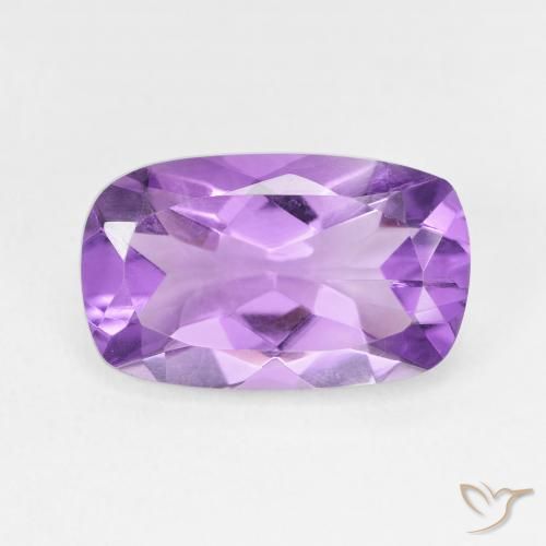 4.98ct طبيعي بنفسجي أرجواني جمشت, وسادة, قليلا جدا