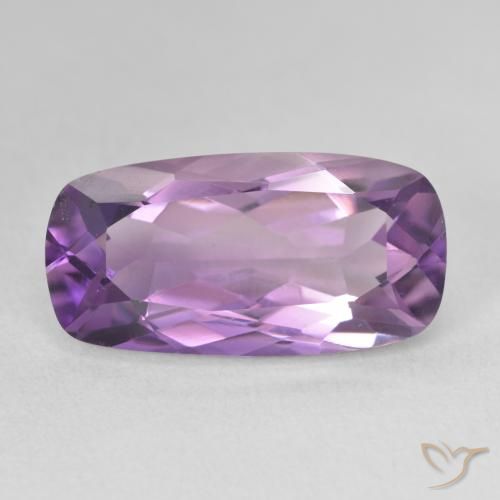 7.53ct طبيعي بنفسجى متوسط-فاتح جمشت, وسادة, VVS
