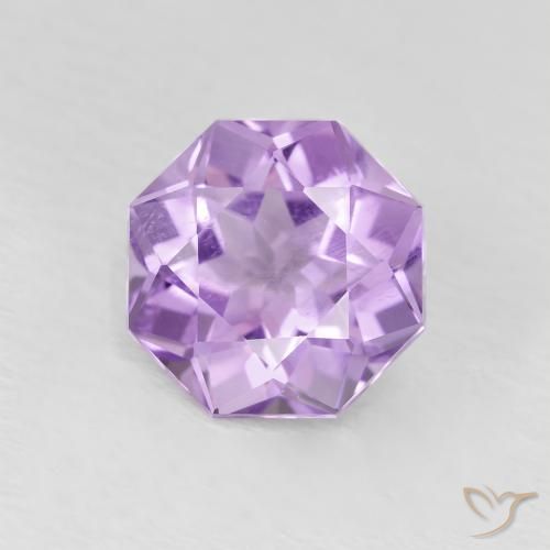 1.83ct طبيعي بنفسجى سوسنى جمشت, قص الزمرد, VS-SI