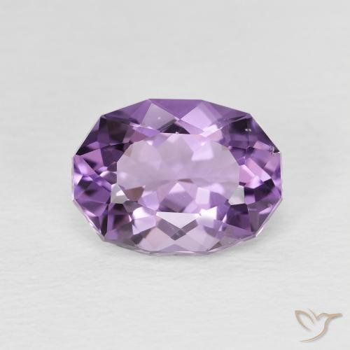 2.33ct طبيعي بنفسجي أرجواني جمشت, بيضوي, VS-SI
