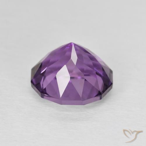 جمشت Medium Dark-Violet طبيعي، دائري، 2.55 قيراط، VVS