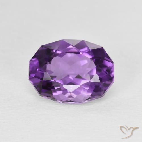 2.52ct طبيعي بنفسجى وردى غامق جمشت, بيضوي, VVS