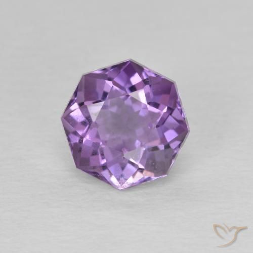 1.57ct طبيعي بنفسجى سوسنى وردى جمشت, قص الزمرد, VS-SI
