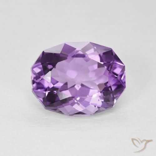 3.91ct طبيعي بنفسجي أرجواني جمشت, بيضوي, قليلا جدا