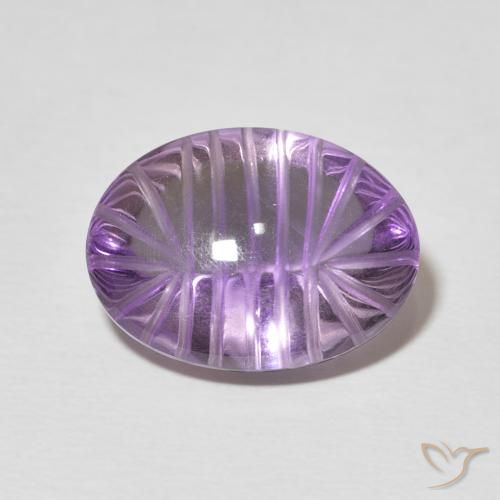 9.70ct طبيعي بنفسجى متوسط جمشت, بيضوي, شفاف