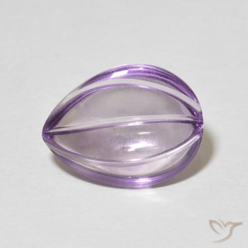 5.89ct طبيعي بنفسجى متوسط جمشت, شكل الكمثرى, شفاف