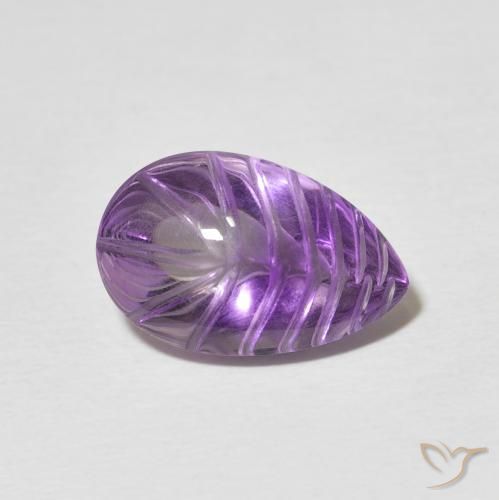 جمشت Medium Light Purplish-Violet طبيعي، شكل الكمثرى، 4.40 قيراط، شفاف