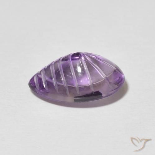 جمشت Medium Light Purplish-Violet طبيعي، شكل الكمثرى، 4.40 قيراط، شفاف