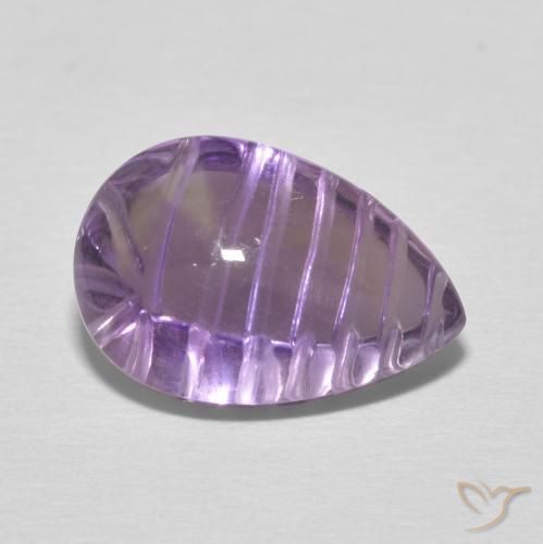 جمشت Medium Light Purplish-Violet طبيعي، شكل الكمثرى، 5.34 قيراط، شفاف