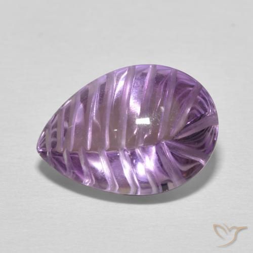 جمشت Medium Light Purplish-Violet طبيعي، شكل الكمثرى، 5.17 قيراط، شفاف