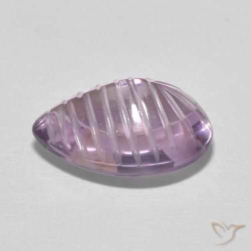 جمشت Medium Light Purplish-Violet طبيعي، شكل الكمثرى، 5.17 قيراط، شفاف