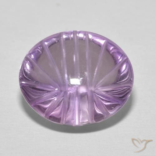 9.08ct طبيعي بنفسجى سوسنى جمشت, بيضوي, شفاف