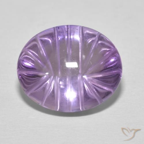 8.79ct طبيعي بنفسجى سوسنى جمشت, بيضوي, شفاف