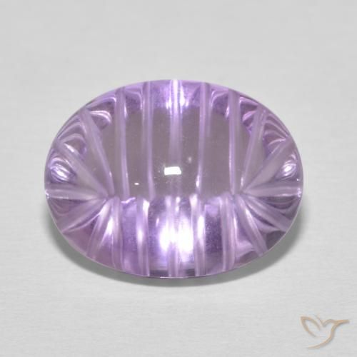 8.02ct طبيعي بنفسجى سوسنى جمشت, بيضوي, شفاف