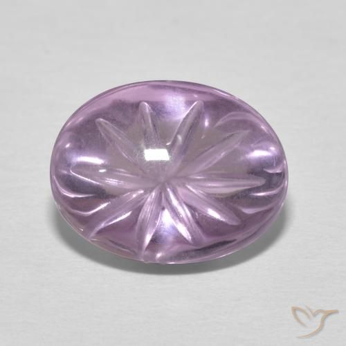 4.84ct طبيعي أرجواني جمشت, بيضوي, شفاف