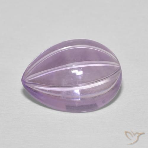 4.82ct طبيعي بنفسجي وردي جمشت, شكل الكمثرى, شفاف