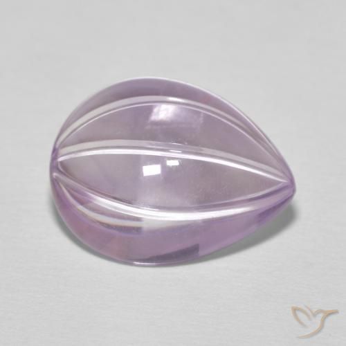 6.20ct طبيعي ماجنتى فاتح جمشت, شكل الكمثرى, شفاف
