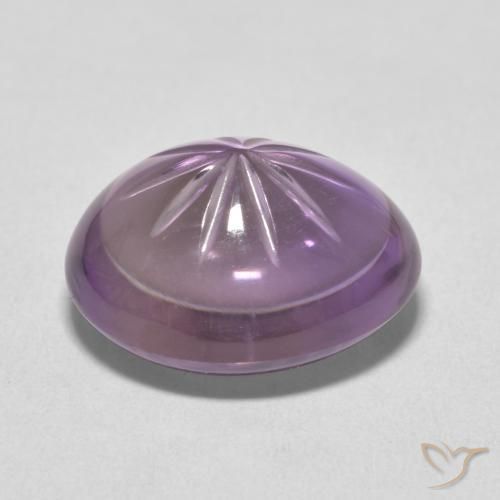 جمشت Medium Light Purplish-Violet طبيعي، بيضوي، 10.21 قيراط، شفاف