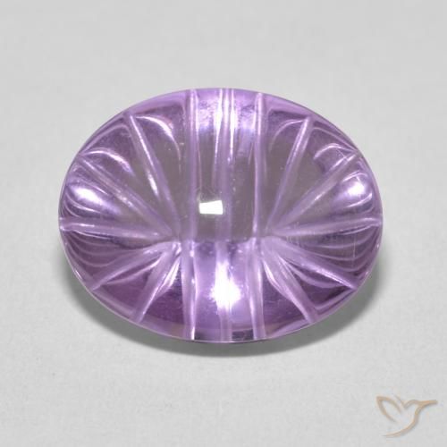 8.66ct طبيعي Medium Light Purplish-Violet جمشت, بيضوي, شفاف