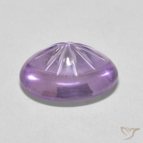 جمشت Medium Light Purplish-Violet طبيعي، بيضوي، 5.74 قيراط، شفاف