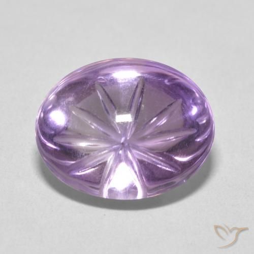 8.86ct طبيعي Medium Light Purplish-Violet جمشت, بيضوي, شفاف