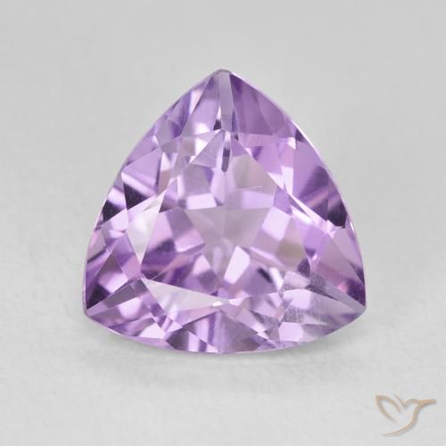 2.87ct طبيعي بنفسجى سوسنى جمشت, مثلثى, VVS-VS