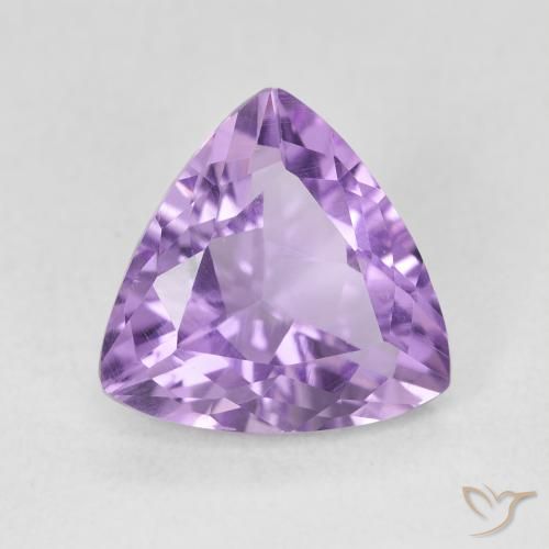 2.69ct طبيعي بنفسجى سوسنى جمشت, مثلثى, VVS-VS
