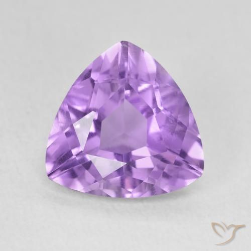 2.62ct طبيعي بنفسجى سوسنى جمشت, مثلثى, VVS-VS