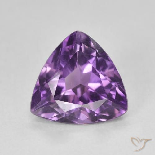 2.72ct طبيعي Medium Light Purplish-Violet جمشت, مثلثى, قليلا جدا