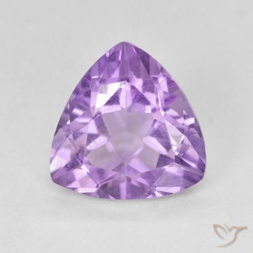 2.70ct طبيعي بنفسجى متوسط جمشت, مثلثى, قليلا جدا