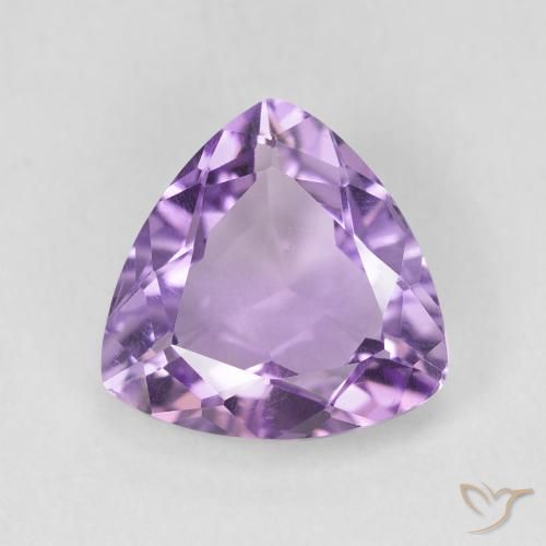 2.56ct طبيعي بنفسجى متوسط جمشت, مثلثى, قليلا جدا