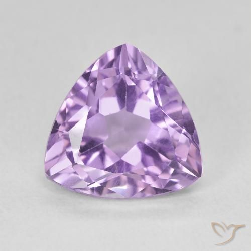2.98ct طبيعي بنفسجى متوسط جمشت, مثلثى, قليلا جدا