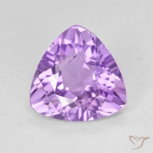 2.82ct طبيعي بنفسجى متوسط جمشت, مثلثى, قليلا جدا